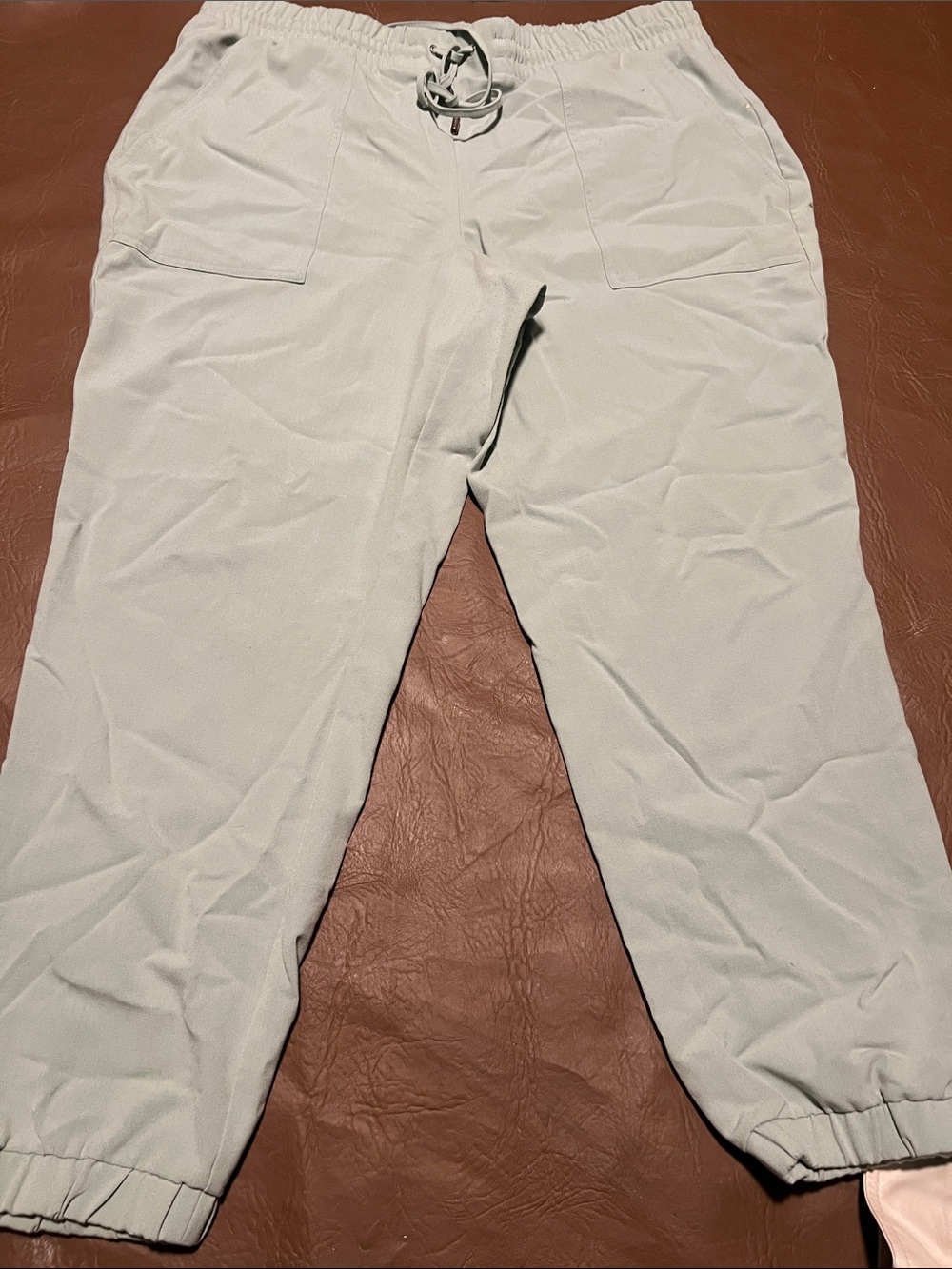 Nine West Light green/teal Drawstring Joggers